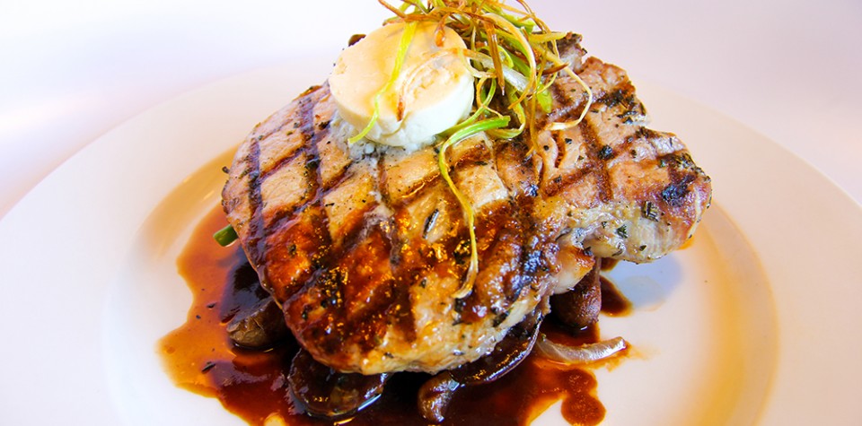 A hot grilled chicken dish.